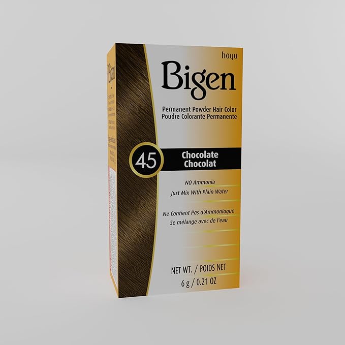 #45 Chocolate Bigen Permanent Powder - 6 Pack