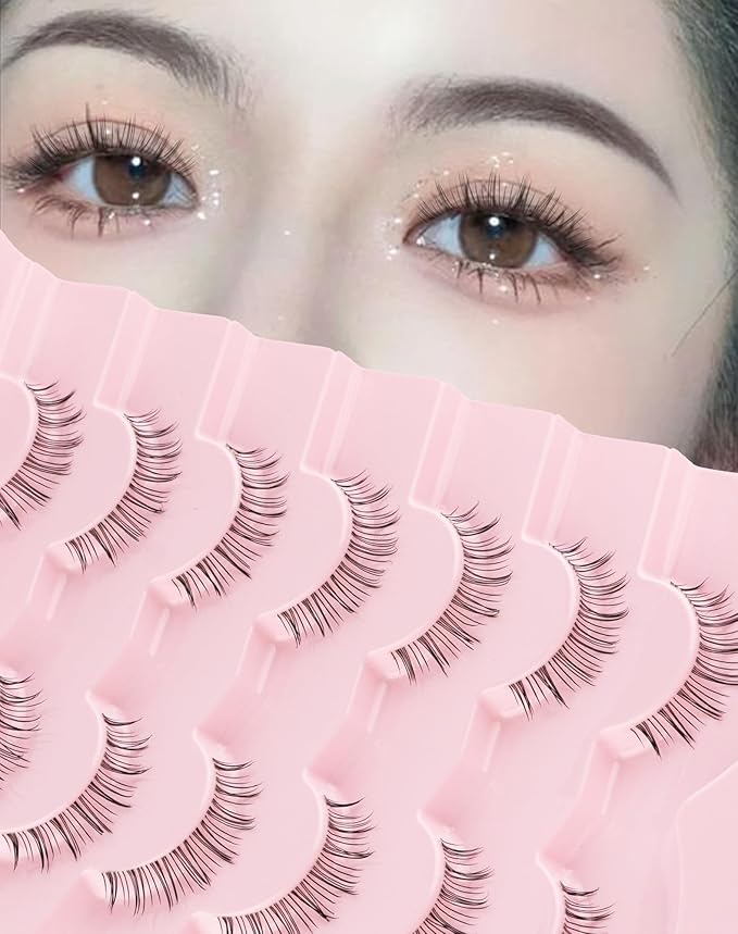 Fake Lashes Natural False Eyelashes Wispy Fake Eyelashes UT57