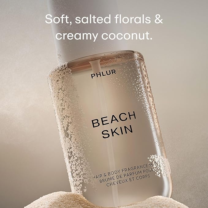 PHLUR Beach Skin Body Mist - Hair and Body Mist & Body Spray
