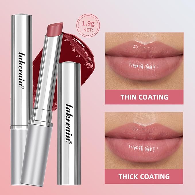 Honey Lipstick Tinted Lip balm, Hydrating Nourishing Sheer Formula Lipstick, Natural Glossy Finish (1 PC PINK)