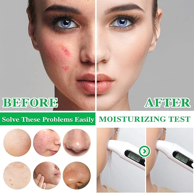 Mushroom Head Air Cushion CC Cream + BB Cream + Tri-color Color Corrector Foundation Set - Moisturizing Full Coverage Foundation Concealer Lasting Foundation Makeup Base Primer (7 Pcs)