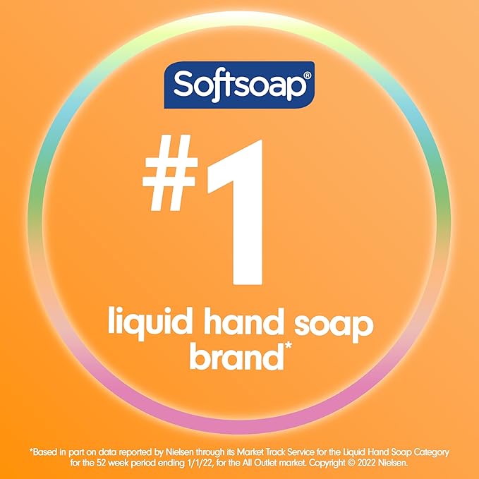 Softsoap Antibacterial Liquid Hand Soap, Gentle Clean, Sparkling Pear Scent Hand Soap, 11.25 Ounce, 6 Pack