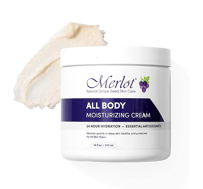 Merlot MOISTURIZING All BODY CREAM FOR ALL SKIN TYPES | 16 OZ