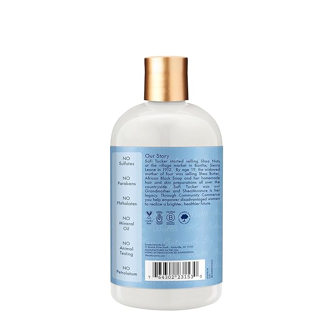 Shea Moisture Shampoo Hydrate and Repair for Damaged Hair with Manuka Honey and Shea Butter 13 oz