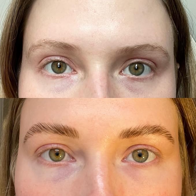 Brow Lamination Kit, KERATIN Eyebrow Lamination Kit Professional DIY Brow Lift Styling Kit For Fluffy Thicker Eyebrows, Instant Quick Perm For Brows Growth 8-weeks for Salon,Home Use