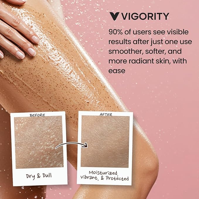 KP Bump Eraser Body Scrub - Keratosis Pilaris Treatment for Strawberry Legs, Chicken Skin - Exfoliating Body Scrub for Women & Men