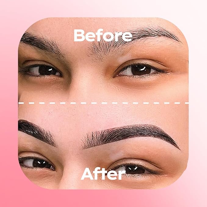 Menela Eyebrow Color Gel – Temporary Brow Enhancer with Jojoba Oil – Mixable Shades – Vegan & Ammonia-Free – Safe for Sensitive Skin – 20 ml (Black)