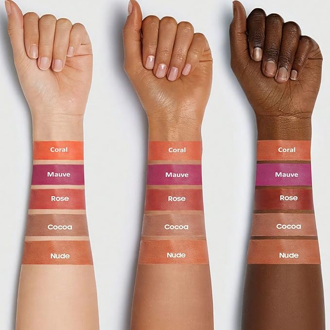 Lip Stain Peel Off - Lip Liner Long-wear & Waterproof Moisturizing Lip Stain with Matte Finish, Transfer-Proof, Non-Stick Cup Lip Tint Stay On All Day (Rose)