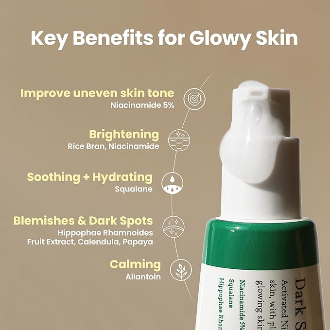 AXIS-Y Dark Spot Correcting Glow Serum - 5% Niacinamide Dark Spot Remover For Face - Vegan Korean Skin Care Niacinamide Serum for All Skin Types - 1.69 fl. oz.