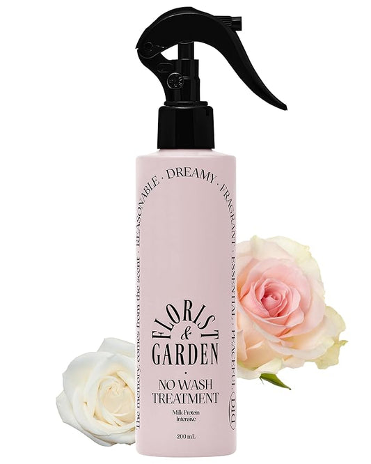 Milk Protein Intensive No-Wash Treatment Hair Perfume Serum Spray - Refreshing & Sweet Floral Scent - Anti Frizz Detangler Mist for Curly, Dry & Damaged Hair, 6.76 fl.,oz.