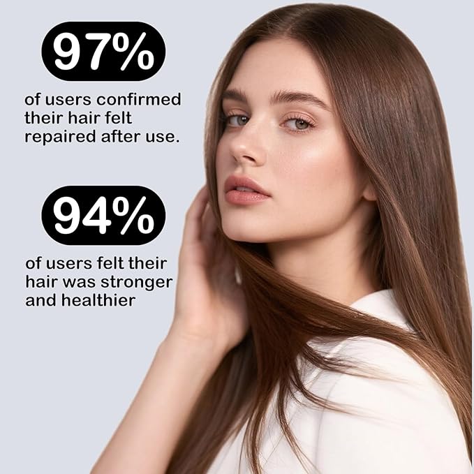 Hair Protein, Protein Hair Treatment, Nourishing + Strengthening + Hydrating Hair Mask For Curly Dry Damaged Bleached Split End Hair, Silk Protein & Sericin, Soft Fragrance, 500ml