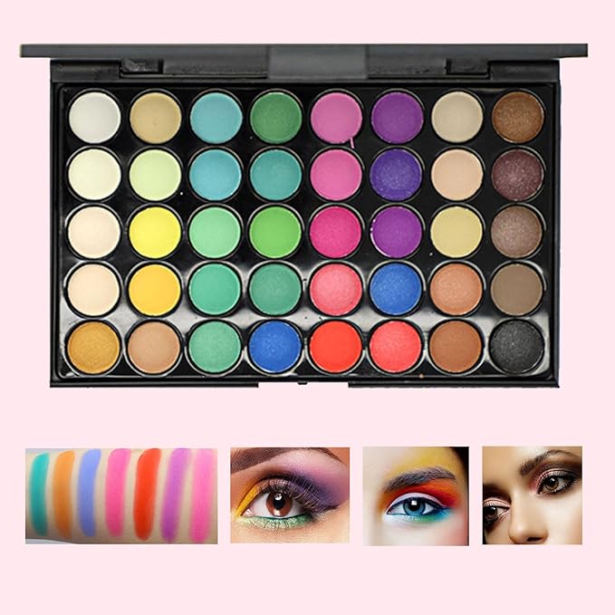25 in 1 Makeup Kit - makeup kit for girls with Eyeshadow Palette, Concealer, Contour Stick, Eyeliner, Lip Gloss, Brushes, Mascara, Long Lasting, gift set for all Occasions