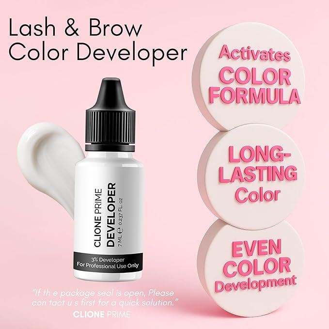 Korean At Home Eye Lash Lift and Color Kit Professional Brow Lamination and Color Kit Eye Lash Color Brown Eye Brow Color Kit