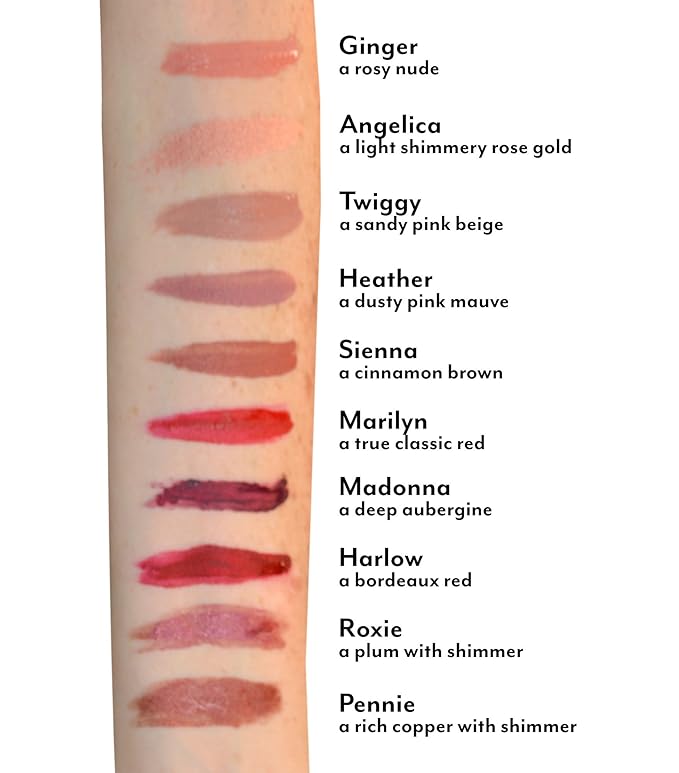 Mommy Makeup Stay Put Matte Lip Cream - Kiss-proof, Transfer-proof, Waterproof, Long Lasting Lipstick - Non-Drying Formula Infused with Vitamin E (Amber)
