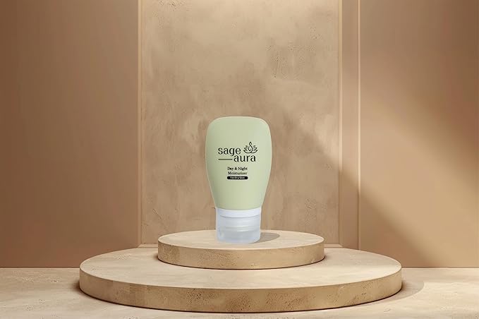 Sage Aura Day & Night Moisturizer | Tube/60 ml | Premium Ingredients | Fast Absorbing | Nourishes & Hydrates Dry & Dull Skin