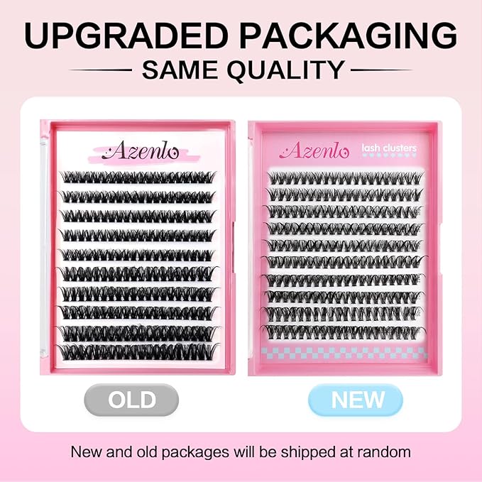 Natural Lash Clusters Kit Wispy Eyelash Clusters 120 pcs Cluster Eyelash Extensions C Curl Individual Lashes 10-16 mm Mix Length Natural Look (50D KIT 120 Pcs)
