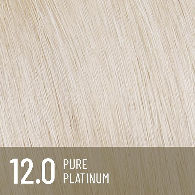 Il Salone Milano Plex Rebuilder Permanent Hair Color Cream - 12.0 Pure Platinum Hair Dye Kit - Professional Salon - Premium Quality - Protects and Restructures - Paraffin, Paraben, Ethyl Alcohol Free