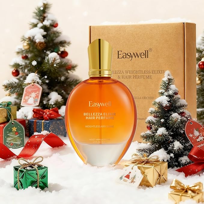 Hair Perfume for Women, Christmas Gift Birthday Gifts for Mom and girls, Leave In Conditioner Spray with Vitamin B5, Hair Care Fragrance, Hair Oil Mist, Violet Vanilla Orchid, 2.5 Fl Oz