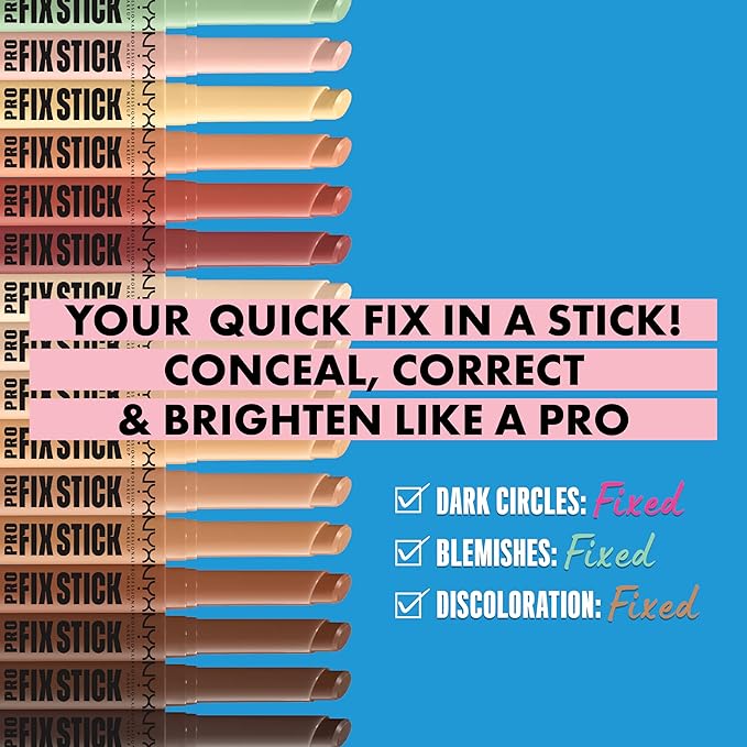 NYX PROFESSIONAL MAKEUP Pro Fix Stick Correcting Concealer, Buildable Medium Coverage Concealer Stick - Rich Espresso