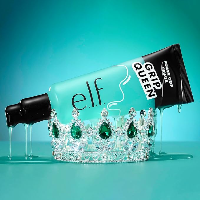 e.l.f. Power Grip Primer Jumbo, Gel-Based & Hydrating Face Primer For Smoothing Skin & Gripping Makeup, Moisturizes & Primes, 2.5 oz