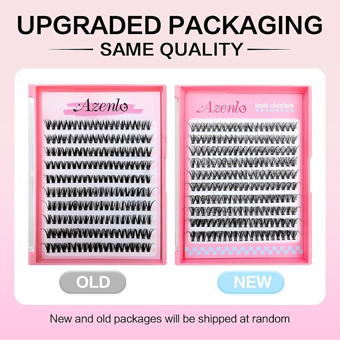 Natural Lash Clusters Kit Wispy Eyelash Clusters 120 pcs Cluster Eyelash Extensions C Curl Individual Lashes 10-16 mm Mix Length Natural Looks (30D KIT 120 Pcs)