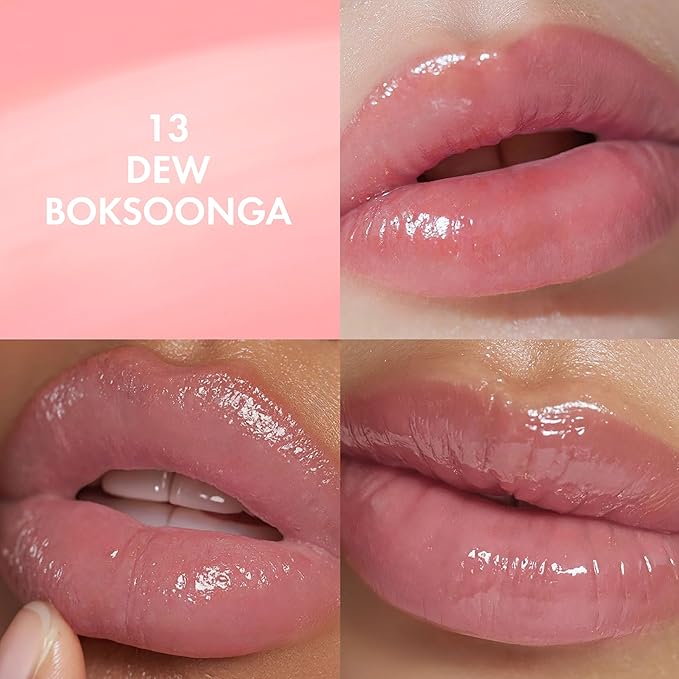 Amuse SEOUL Daisy Flower Dew Tint 13 DEW BOKSOONGA | 35% High-moisture Water Tint, Long-lasting, Vitamin E Acetate, Moisturizing, No Peel Off, Lip Treatment, Non Sticky, Korean Lip Tint for Dry Lips