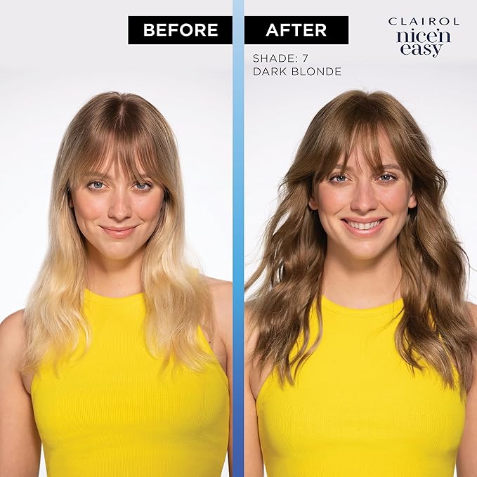 Clairol Nice'n Easy Permanent Hair Dye, 8G Medium Golden Blonde Hair Color, Pack of 1