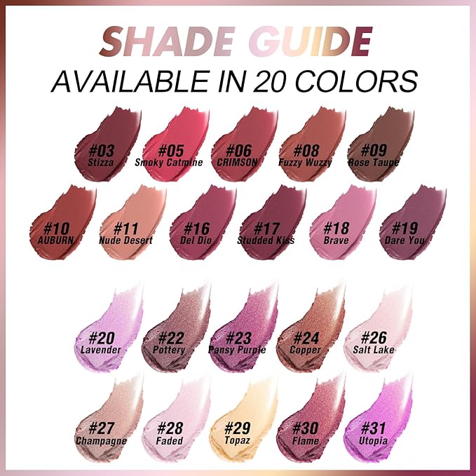 FOCALLURE Ultra Chic Lipstick,Rich Vitamin E Lip Crayon,Lightweight Color without Drying or Fading,Long Lasting Waterproof Lips Makeup,SMOKY CARMINE