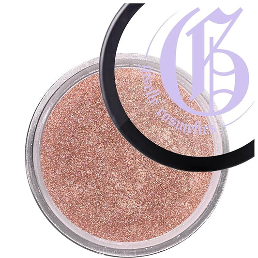 Selfish Bronzer: Organic Makeup Palette with Eyeshadow, Highlighter, Face Powder, Contour, Travel Size - Glow, Gold Digger, Dark Bronzer, Loose Powder