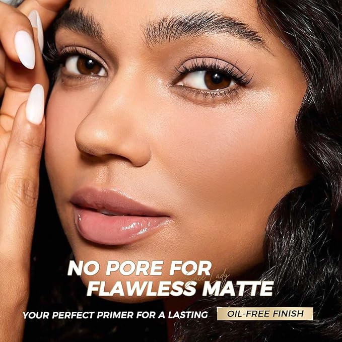 Matte Makeup Base Primer for Face Sacelady Face Primer for Oily Skin - Pore Minimizer, Oil Control Make Up Primer to Hide Wrinkles and Fine Lines - Cruelty Free Cosmetics - 1.01Fl Oz