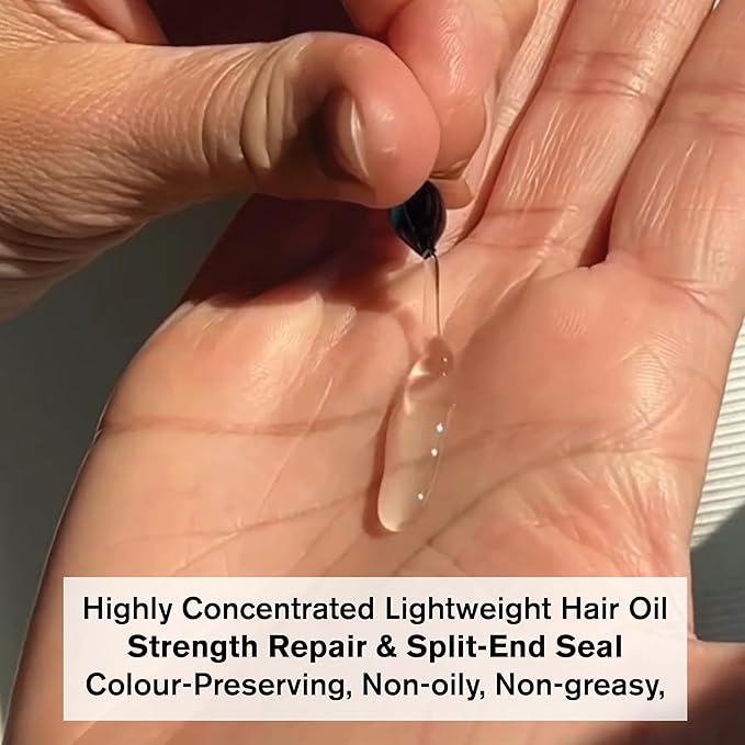 Strength Repair Hair Oil Capsules – Leave-In Serum for Weak | Broken Hair Repair Serum w/ Argan, Peptides & Ceramides | Mineral Oil, Sulfate and Paraben Free, Vegan | Split-End Sealer & Shine | 15Ct