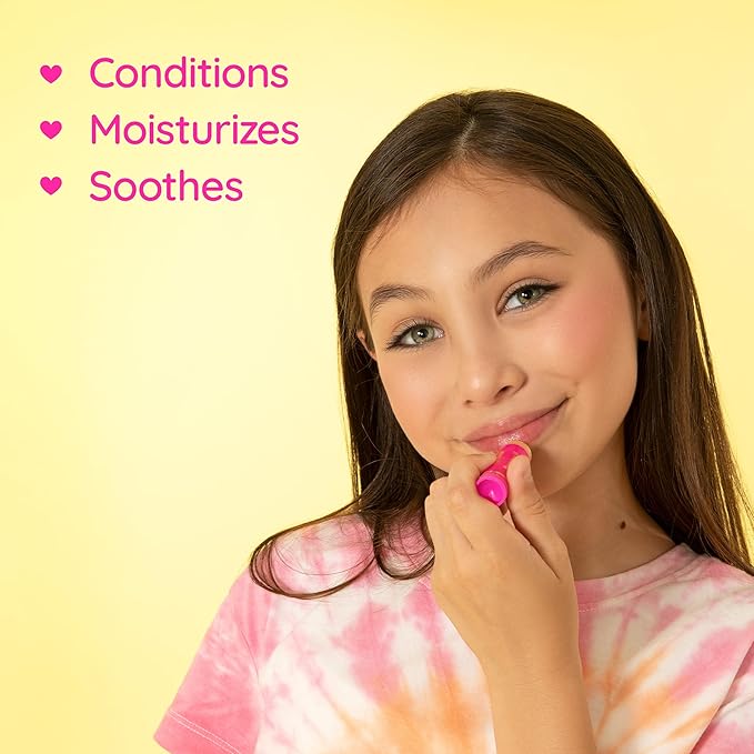 Lip Smacker Squishmallows Moisturizing Lip Balm, Fun Soft Squishy Collectible Top, Hydrates & Smooths – Junie