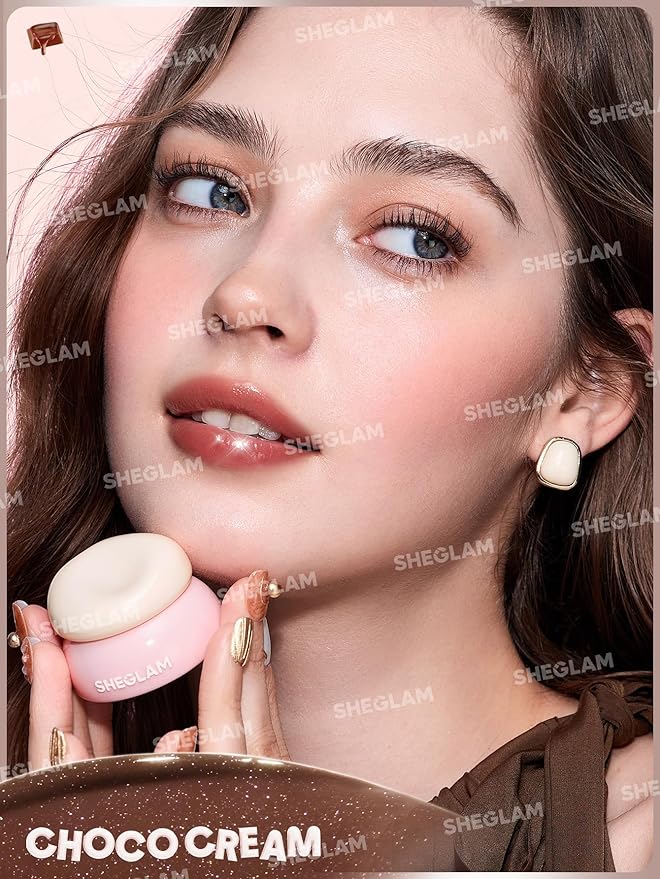 SHEGLAM Hydra Jelly Pocket Lip Jam Hydrating Nourishing Lip Gloss Moisturizing Lip Makeup-Choco Cream