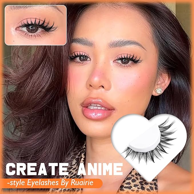Manga Lash Clusters Spiky Eyelash Clusters Natural Lash Extensions Wispy Lashes Clusters C Curly 8-16mm Individual Lashes Extension 140pcs DIY at Home Cluster Lashes by Ruairie