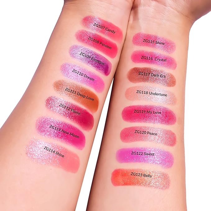 Brown Lipstick Moisturizing for Women Shimmer Tinted Lip Balm Hydrate Nourish Chocolate Lip Gloss Cruelty Free Lip Makeup, ZG117 Dark Era