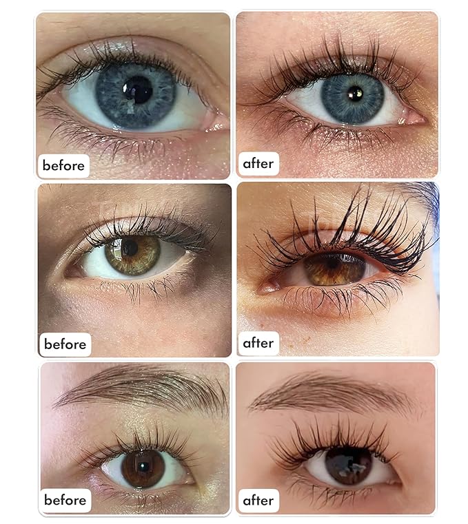 TOPLASH Eyelash Growth Serum - Innovative Formula for Longer, Thicker, Fuller Brows & Lashes - Natural, Cruelty-Free & Hypoallergenic - 0,05 Fl Oz(1,5 ml)