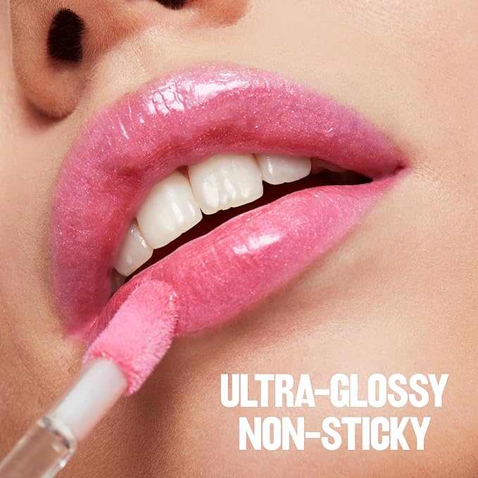 Revlon Super Lustrous Lip Gloss, Non-Sticky, Hydrating, High Shine Finish, 230 Sugar Violet, 0.13 oz