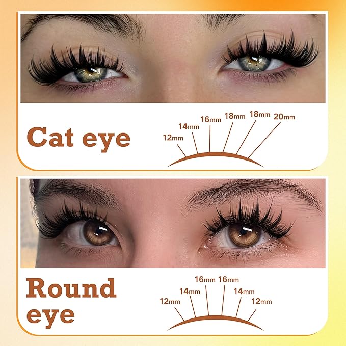 Spiky Manga Lash Clusters 180pcs D Curly Cluster Eyelash Extensions 12-20mm Long Eyelash Clusters Anime Lashes Clusters Thick Volume False Eyelashes Individual DIY Lash Extension by TOOCHUNAG