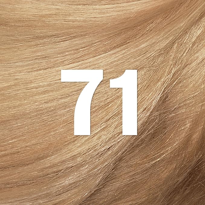 Revlon ColorSilk with Bond Repair Complex, Blonde Permanent Hair Color, 100% Gray Coverage, Ammonia Free Hair Dye, Vegan Keratin, 71 Golden Blonde (Pack of 3)