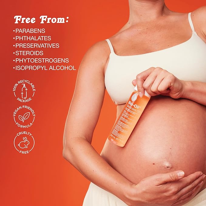 Bio-Oil Skincare Body Oil Serum for Sensitive and Dry Skin, Face and Body Moisturizer for Scars & Stretch Marks, Hydrates with Vitamins E & A, Dermatologist Recommended, 0.85 Oz (Pack of 3)