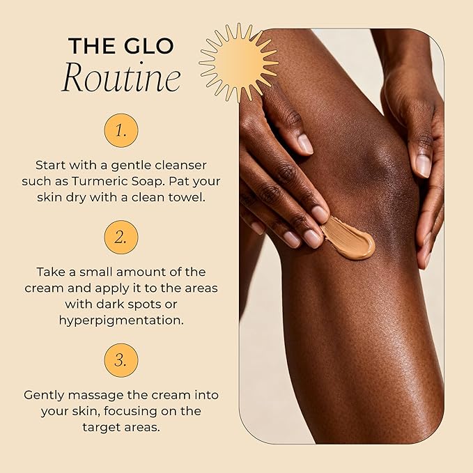 Glo Melanin Magic Eraser Dark Spot Cream for Face, Body & Sensitive Areas - inner thighs remover Made in USA - Faded Cream for Black Spots 1.7 Oz
