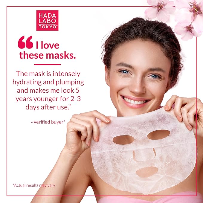 Hada Labo Tokyo Ultimate Anti-aging Facial Mask - 0.7 Oz
