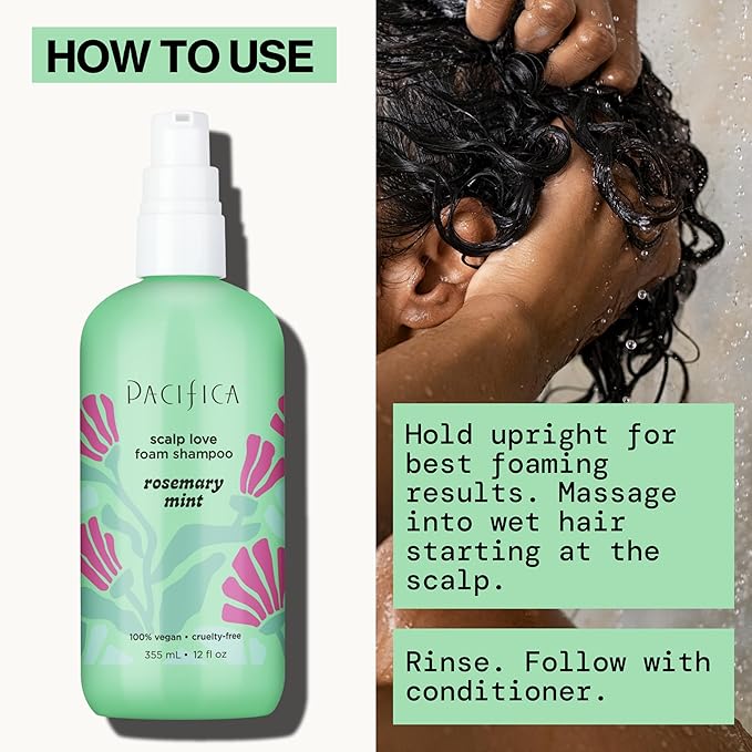 Rosemary Mint Scalp Care Shampoo & Conditioner Set – Clean Vegan Shampoo & Conditioner for Oily Or Flaky Scalp (All Hair Types), A Balanced, Soothed Scalp, No Silicones or Parabens