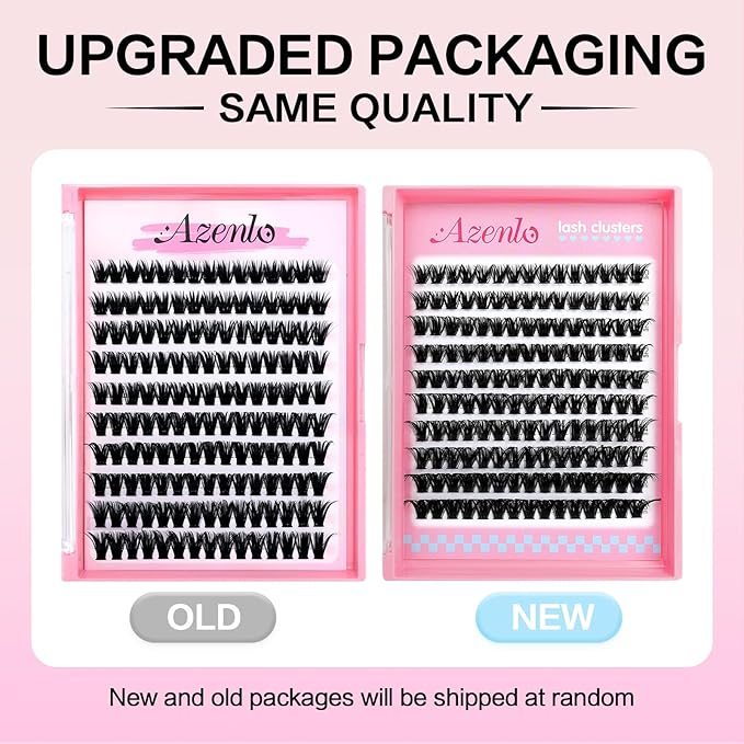 Natural Lash Clusters Kit Wispy Eyelash Clusters 120 pcs Cluster Eyelash Extensions C Curl Individual Lashes 10-16 mm Mix Length Natural Look (80D KIT 120 Pcs)