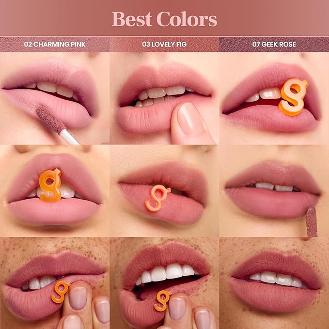 COLORGRAM NUDE BLUR TINT 03 LOVELY FIG | Soft Velvet Matte Lip Stain & Cheek Tint | Lightweight Blurring Tint for a Smooth & Airbrushed Finish | 24H Hydration, Long-Lasting & Non-Sticky Formula