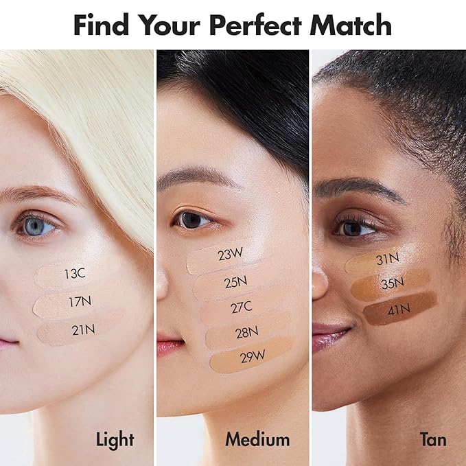 AGE20'S Signature Essence Pact SPF 50+ | Pack of 1 | 27 Medium | Cream Foundation, Dewy Finish, Natural Coverage | Korean Cushion Foundation