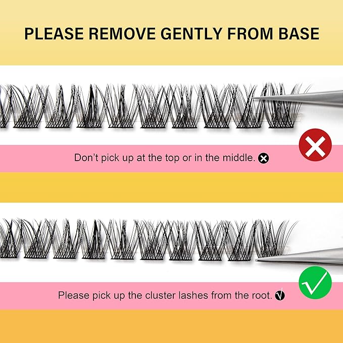 Lash Clusters 8-16mm, False Eyelashes 144pcs, Cluster Eyelash Extensions Matte Black Soft, Diy Lash Extensions D Curl Natural Lash Clusters Faux Mink Lashes Wispy（Sway,144pcs,0.07,D,8-16MIX)