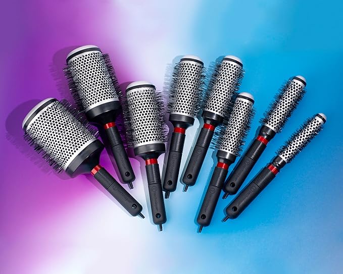 Cricket Technique Thermal Hair Brush #310 1” for Curling, and Styling – Heat-Retaining Barrel with Anti-Static Tourmaline Bristles, Round Thermal Brush, Ideal for All Hair Types