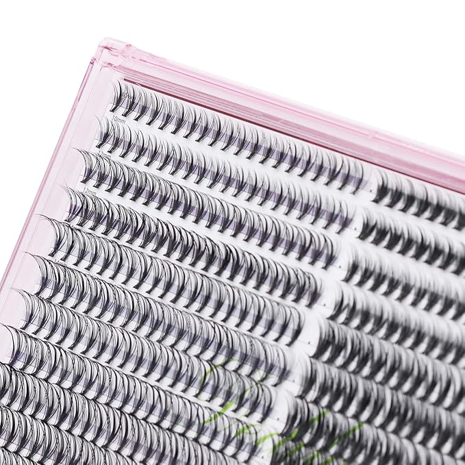 8-22mm to Choose 20D/40D/60D/80D/100D Individual False Eyelashes Makeup Cluster Eyelashes Thickness 0.07mm D Curl Natural long Black Soft 3D Eye Lashes Extensions (Kit-20D-40D lashes)