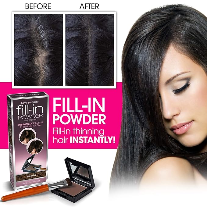 Cover Your Gray Hair Color Touch-Up Stick - Medium Brown (3-Pack)